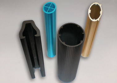 T5 / T6 Anodized Aluminium Tube Profiles Powder Coated Aluminium Channel