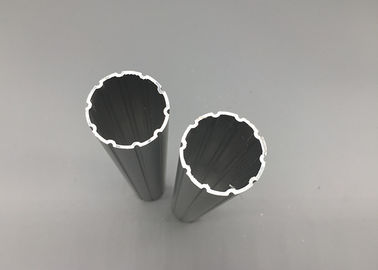 Bạc Anodizing 6063 T5 nhôm ống hồ sơ công nghiệp nhôm hồ sơ ống